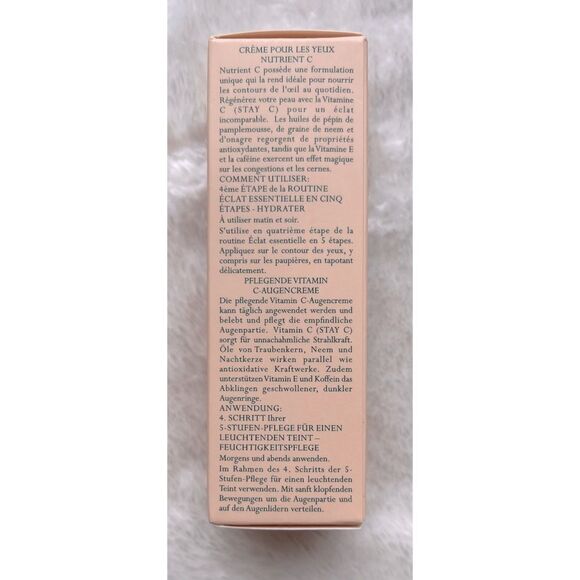 NIB Kat Burki Nutrient-C Eye Cream, Full Size 0.5 oz / 15 ml - Picture 8 of 12